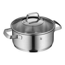 WMF Belmonte 低身湯鍋 2.5L, 不鏽鋼色, 1個, 20cm