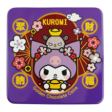 AMANDIER 雅蒙蒂 Kuromi聚財納福金幣巧克力風味糖, 39g, 1個