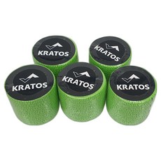 KRATOS 손가락 훅 그립 테이프 그린, 5개