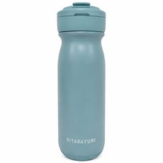 Sitarayuri 304不鏽鋼便攜提把保溫杯, 藍色, 1個, 527ml