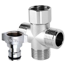 YNET Plus 3向分配器 + 黃銅接頭套組, 1套