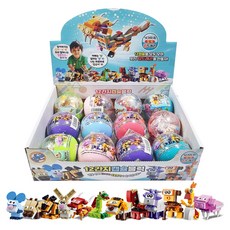 世界流通 12生肖 膠囊積木, 混合顏色, 1個