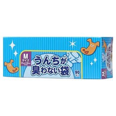 크릴론화성보스 반려동물 배변 봉투 중, 하늘색, 90개입, 1개