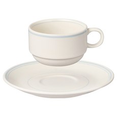 블랑드블랑 라피네 티컵 + 소서 세트, 씨엘, 1세트