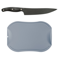 doble 頂級主廚刀 + 耐刀痕砧板套組, 1套, 主廚刀335mm + 砧板398 x 274 x 2.5mm