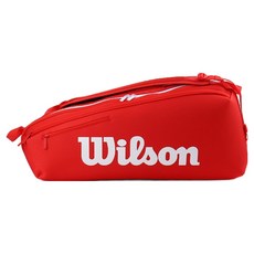 Wilson Super Tour 6PK 運動包 WR8036801001, RED, 1個