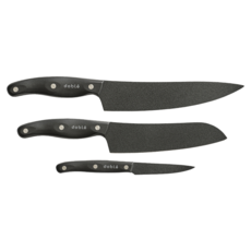 doble 頂級多重熱處理刀具組, 1套, 主廚刀 + 三德刀 + 削皮刀