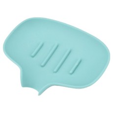리빙홈디테일 실리콘 물빠짐 비누 받침대 LHD-078, 민트그린, 1개