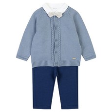 agabang Ron 針織開襟衫 + T恤 + 褲子 + 包裝盒組 + 購物袋