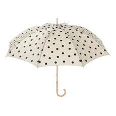 SHIMOYAMA 復古水玉點點8骨晴雨兩用竹柄長傘
