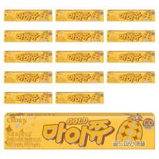 CROWN 皇冠 Mychew 黃金鳳梨咀嚼軟糖, 44g, 15個