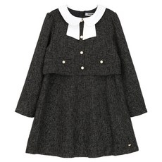 renoma kids 兒童一體式粗花呢連身裙 R2611O610