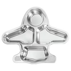 Tirititi 不鏽鋼飛機餐盤, 單一顏色, 1個, 單品