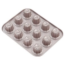 CHEFMADE 學廚 迷你可麗露模具 12格, 1個