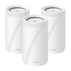 tp-link 真Mesh 三頻無線路由器3件組 WiFi 7 BE22000 10G, 1套, Deco BE85