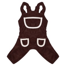 Montier 狗狗蜂蜜連身褲, 棕色, 1個