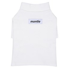 Montier 狗狗啾伊T恤, 白色, 1個