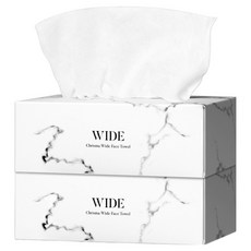 CHRISMA Derma Lab 寬版人造絲洗臉巾, 2個, 80入