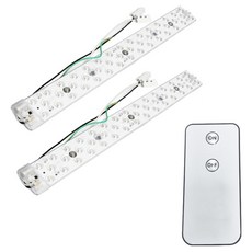 KDT LRF 房間燈 廚房 客廳 LED 模組 25W 2入 + 遙控器組, 自然白, 1套