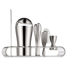 WMF Loft Bar 搖酒杯 + 量杯 + 支架 + 冰夾 + 湯匙 + 濾網 套組, 混合色, 1套