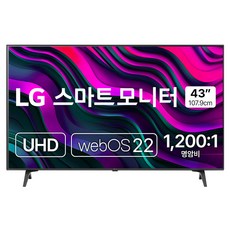 LG전자 4K UHD 스마트 모니터 방문설치, 107.9cm, 43SQ720SW 107.9cm, 43SQ720SW