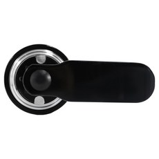 리빙이프 방문 손잡이 P-H01푸쉬풀, 블랙, 1개