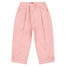 KANGOL KIDS 兒童褶飾夏季長版彈力褲 PB 0001