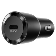 SINJIMORU 支援Qi2.2 OBD 超高速 PPS PD 車用充電器 45W, 黑色, 單一商品