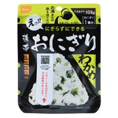 Onisi 尾西 沖泡即食飯糰 海帶芽風味, 42g, 1個