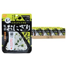 Onisi 尾西 沖泡即食飯糰 海帶芽風味, 42g, 50個