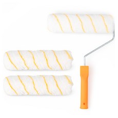 지오비즈 페인트 롤러 핸들 + 페인트 브러쉬 3p 세트, 1세트