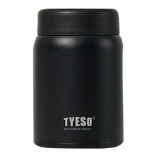 TYESO 泰碩 316不鏽鋼小時光悶燒杯, 瑪瑙黑, 1個, 280ml