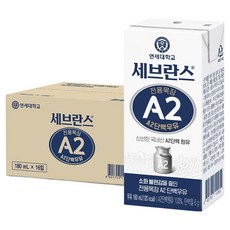 세브란스에이투 전용목장 단백우유, 180ml, 16개