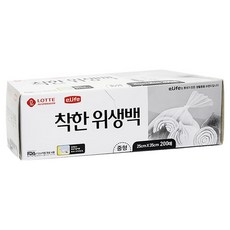 롯데이라이프 착한 위생백 25 x 35 cm, 중(M), 200개입, 1개
