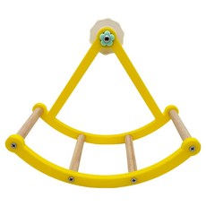 랜보어 앵무새 스윙 바이킹 장난감 21.6 x 11.5 x 17.4 cm, 옐로우, 1개