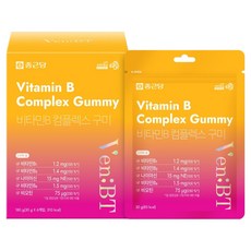 venbt 每日護理零糖維他命B軟糖 60入, 180g, 1個