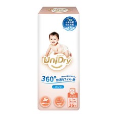 UniDry 優力寶 奢柔優選抱抱褲/褲型尿布 9~14kg, 36個, 大碼 (L)