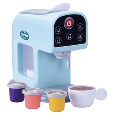 INFUNBEBE Magic in Fun 角色扮演遊戲 附膠囊咖啡機玩具 不含電池, 混合顏色, 1個