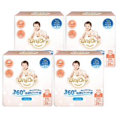 UniDry 優力寶 奢柔優選抱抱褲/褲型尿布 15~25kg, 104個, 超大碼 (2XL)
