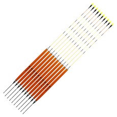 SAPA Eokdal 梧桐木桿淡水釣魚浮標 40cm, 棕色, 10個