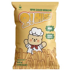 당연구소 오!메밀칩 저당 과자 간식, 1개, 40g
