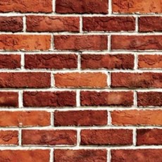 JAVE 立體 3D 泡棉磚壁紙 30 x 30 cm, 紅棕色, 4個