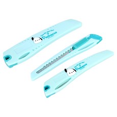 바이하츠 포차코 컷터칼 소 2p + 컷터칼 대 세트, 1세트