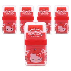 산리오 캐릭터 롤러 지우개, 헬로키티, 5개