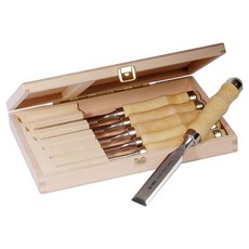 pfeil 木盒木工平鑿6件組 Z1SET6, 1套