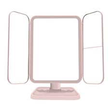 7822 Shop 生活選物 三折化妝鏡, 少女粉