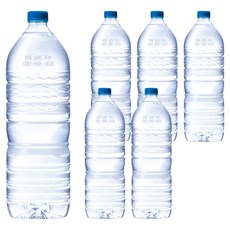 웅진 깊을수록 무라벨, 6개, 2L