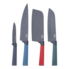 cook power 鍋寶 黑鑽匠鋒萬用刀具4件組 WP-4404, 1套, 三德刀 + 切刀 + 主廚刀 + 萬用刀