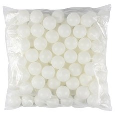 ELVEO 대용량 탁구공, 2 흰색, 1개, 100개입