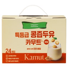 PulmuoneGreenJuice 低糖 特級卡姆小麥豆漿, 24個, 140ml